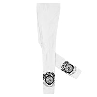 Clockwork white with black logo Men's Leggings