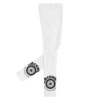 Clockwork white with black logo Men's Leggings