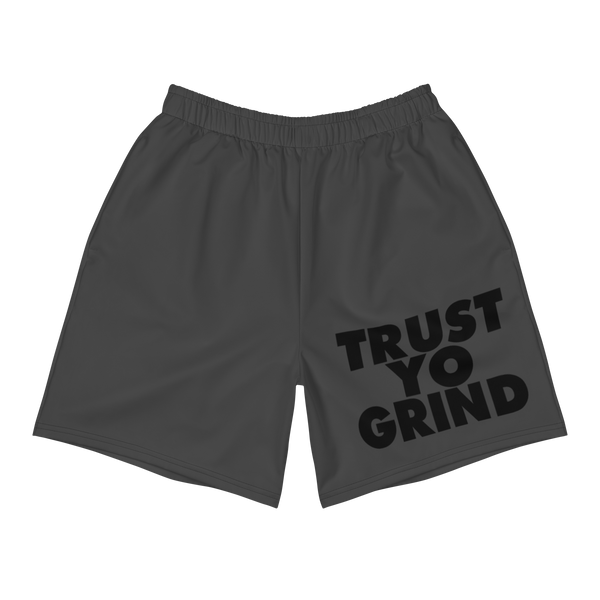 Trust Yo Grind Grey Athletic Shorts