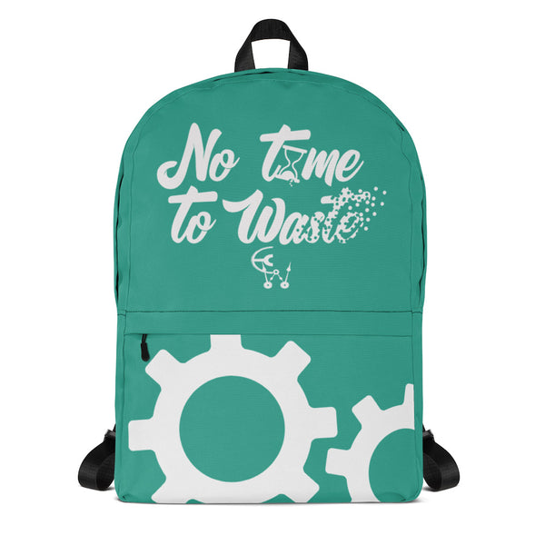 Clockwork Teal No time to waste Backpack