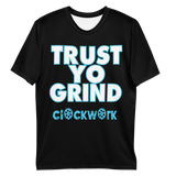 Clockwork black trust yo grind white tiger Men's t-shirt