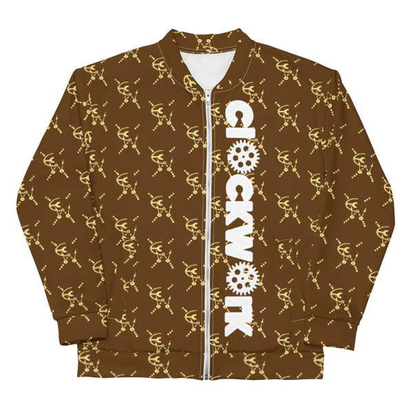 Clockwork Brown Unisex Bomber Jacket – Clockwork Clothing LLC