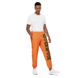 Clockwork Orange and Brown Unisex track pants