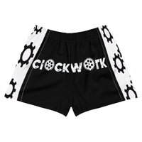 Black Clockwork Women's Athletic Short Shorts
