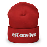 Clockwork Word  Cuffed skully hat