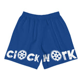 Blue Clockwork Shorts Men's Athletic Long Shorts