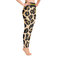 Cheetah Print Clockwork Yoga Leggings