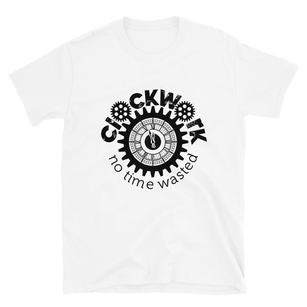 Clockwork Black Logo Short-Sleeve Unisex T-Shirt