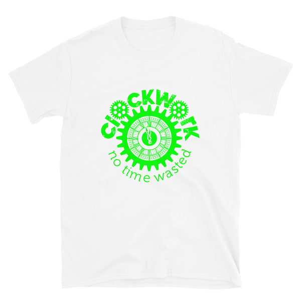 Clockwork Lime Logo Short-Sleeve Unisex T-Shirt