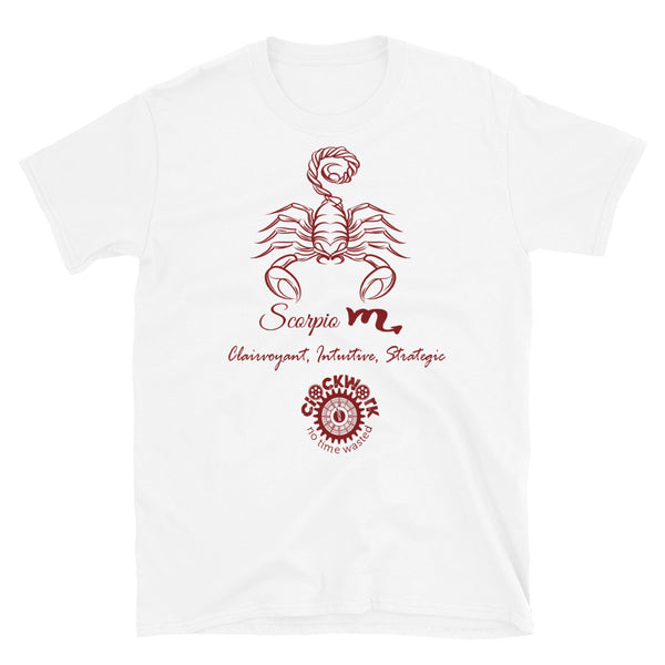 Scorpio Clockwork Zodiac Short-Sleeve Unisex T-Shirt