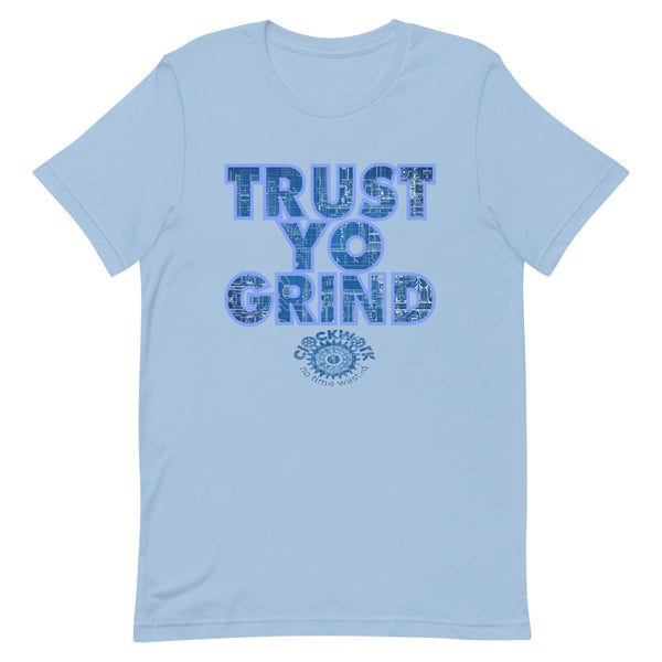 Trust Yo Grind Blueprint Short-Sleeve Unisex T-Shirt
