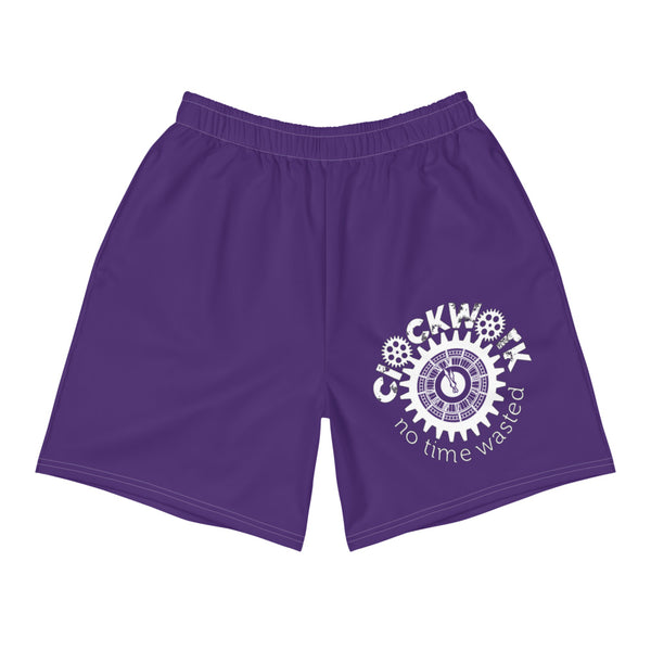 Purple Clockwork Athletic Long Shorts