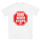 Grind Never Stops Clockwork Short-Sleeve Unisex T-Shirt