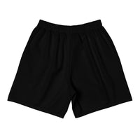 Clockwork Black and lime Logo Men's Athletic Long Shorts
