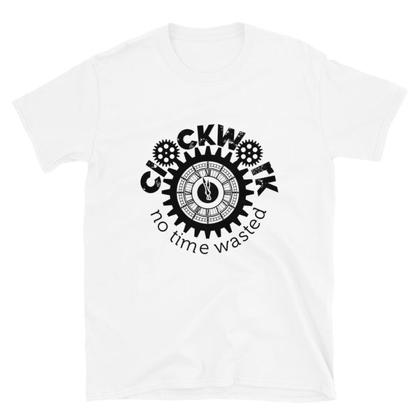 Clockwork Logo Front and back Short-Sleeve Unisex T-Shirt