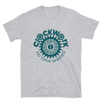 Clockwork Blue Green Logo Short-Sleeve Unisex T-Shirt
