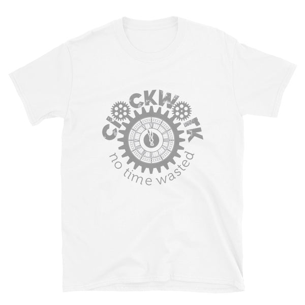Clockwork Grey Logo Short-Sleeve Unisex T-Shirt