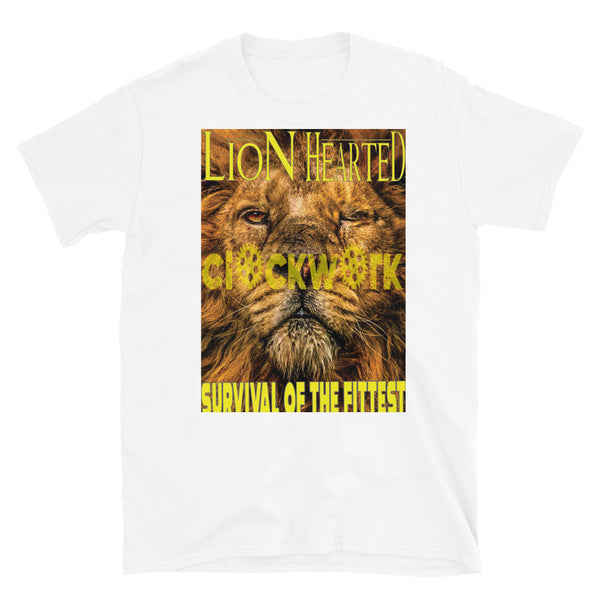 Clockwork Lion Hearted Short-Sleeve Unisex T-Shirt