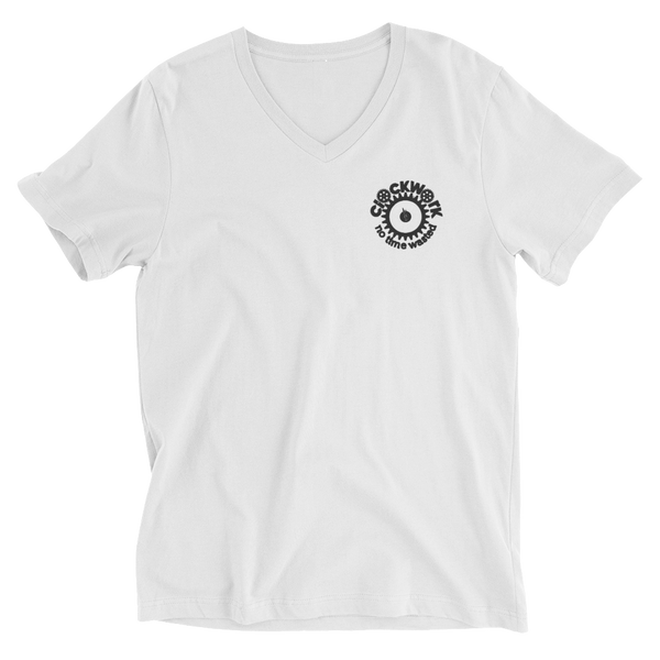 Clockwork Unisex Short Sleeve V-Neck T-Shirt